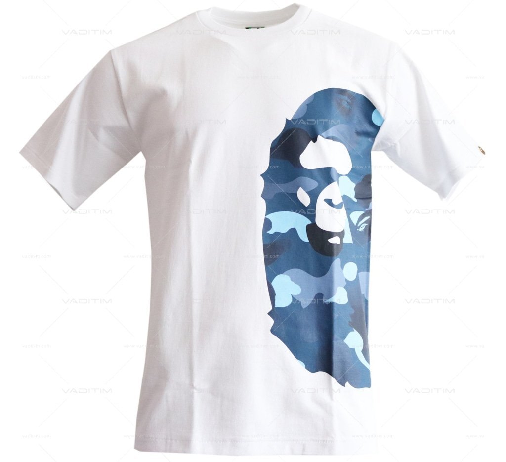 A BATHING APE GRADATION CAMO SIDE BIG APE HEAD TEE Clothing vendor-unknown