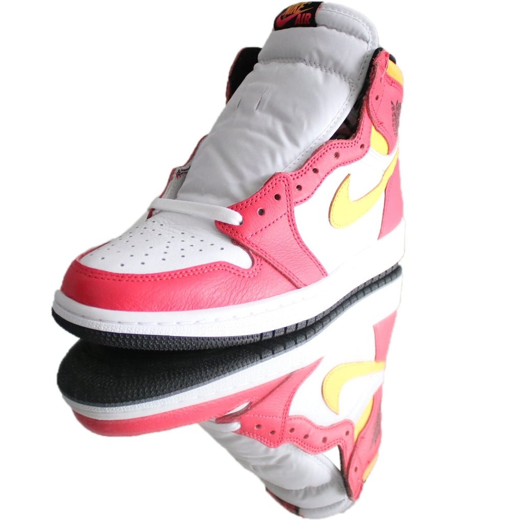 Air Jordan 1 Retro High OG Light Fusion Red Adidas Vaditim