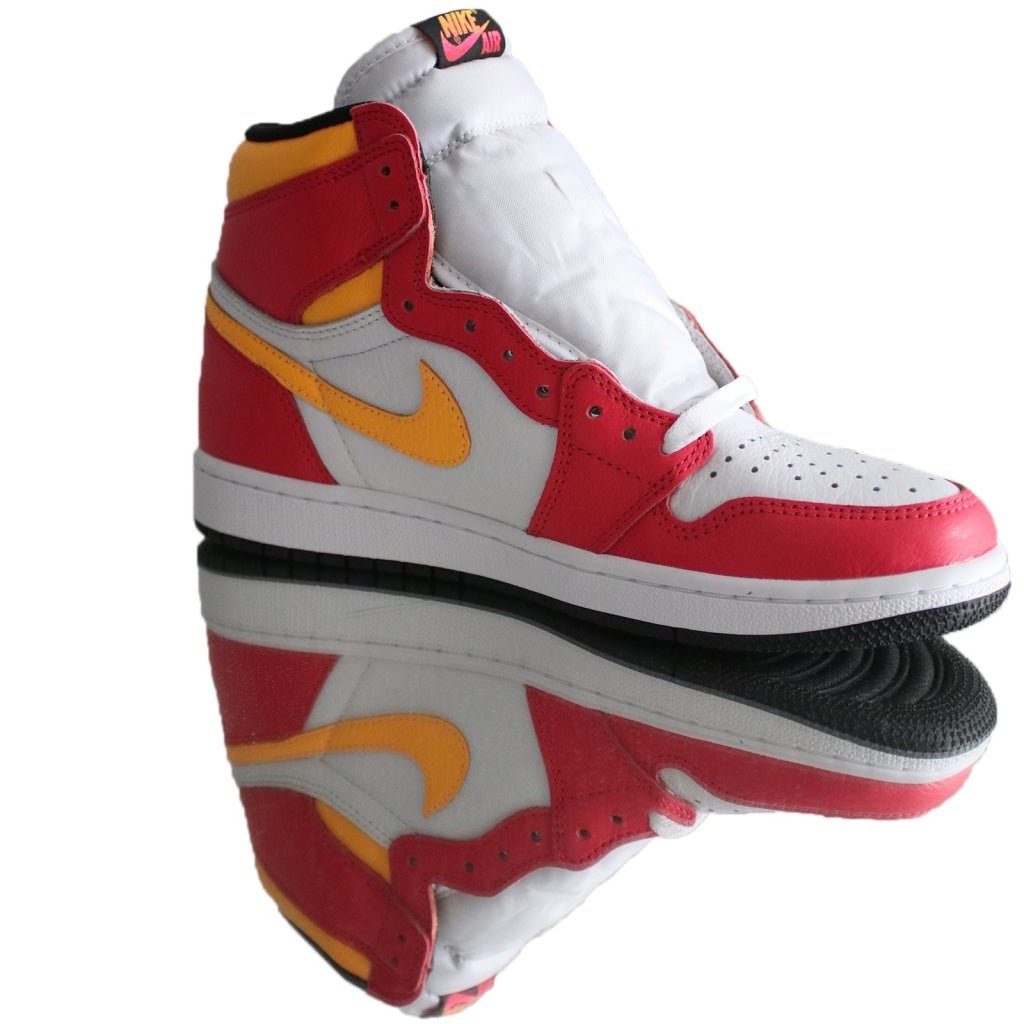Air Jordan 1 Retro High OG Light Fusion Red Adidas Vaditim