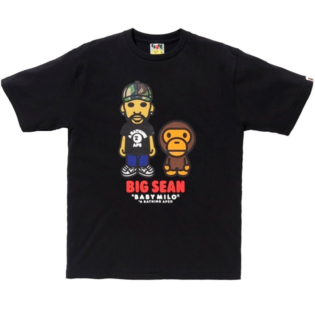 BAPE x Big Sean Baby Milo Tee Black Clothing vendor-unknown L Schwarz 