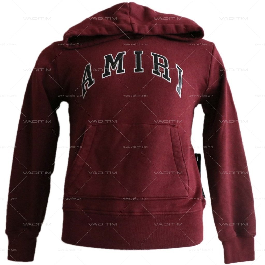 College Hoodie Burgundy Clothing vendor-unknown M  