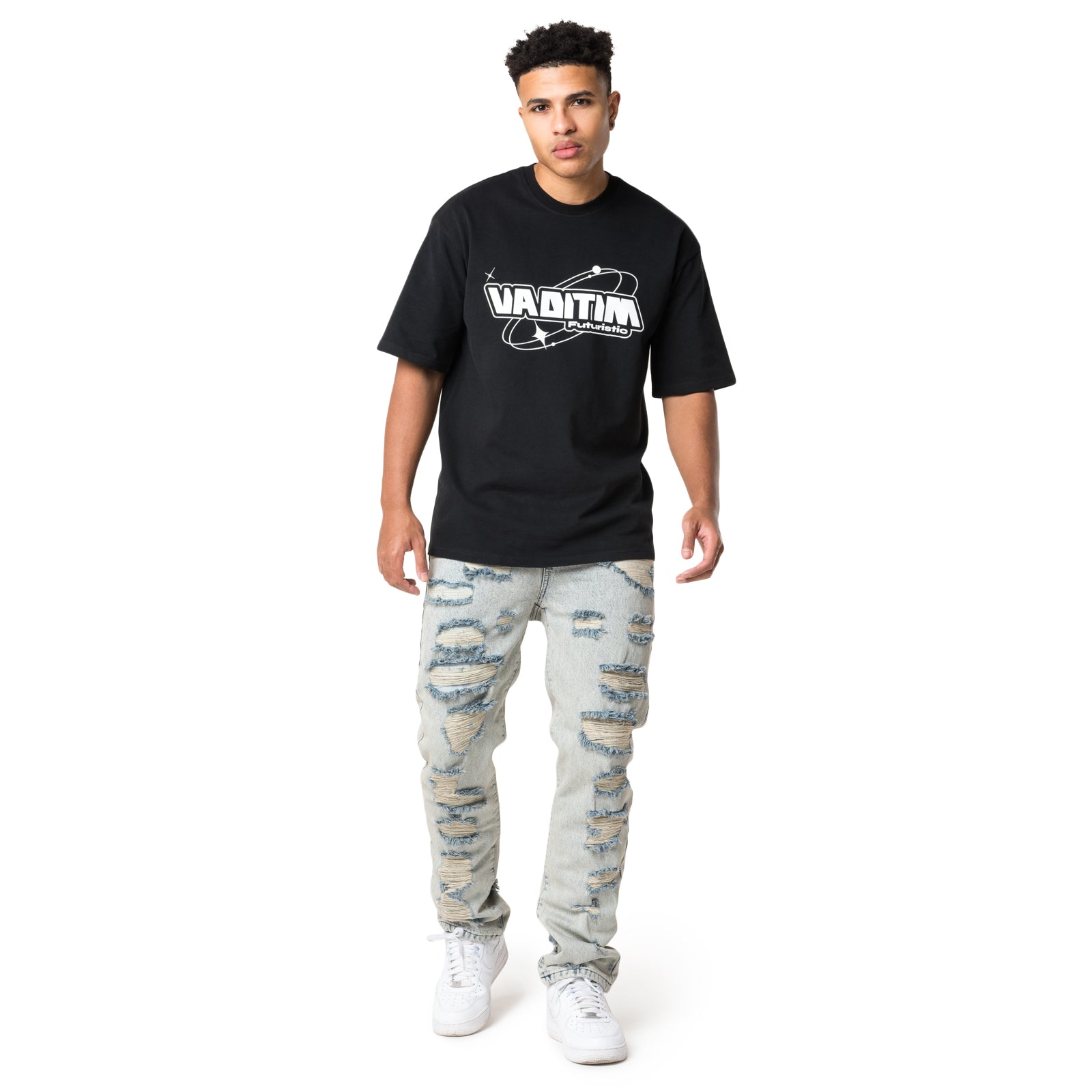 BLACK FUTURISTIC VADITIM T-SHIRT Vaditim