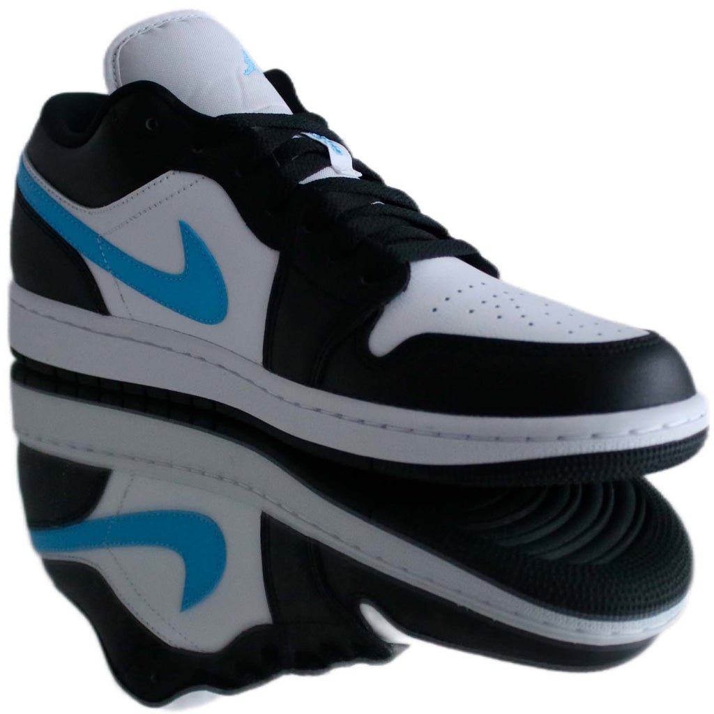 Jordan 1 Low Black University Blue White Vaditim