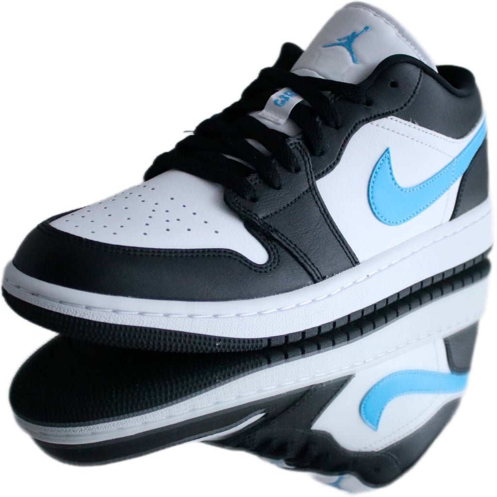 Jordan 1 Low Black University Blue White Vaditim