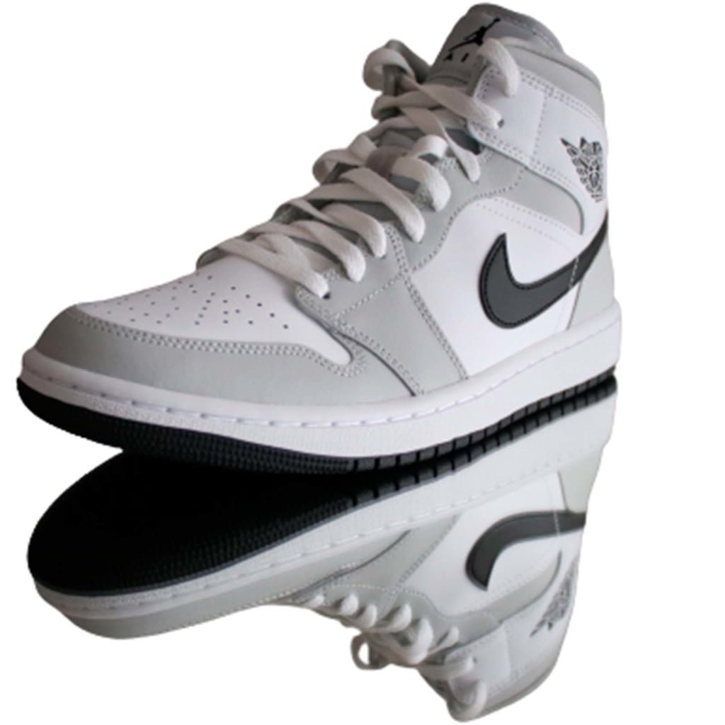 Jordan 1 Mid Light Smoke Grey Air Jordan Vaditim