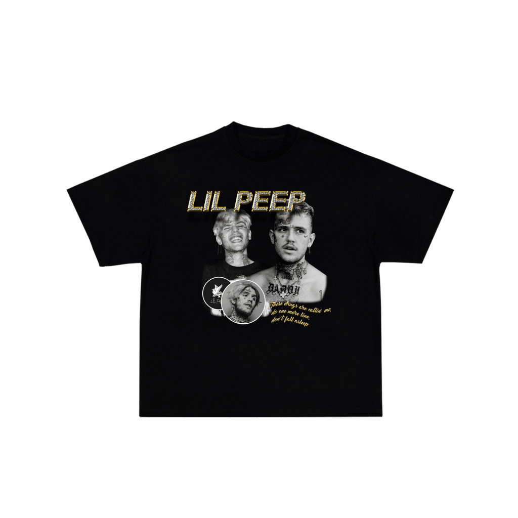 LIL PEEP BLACK T-SHIRT  Vaditim   