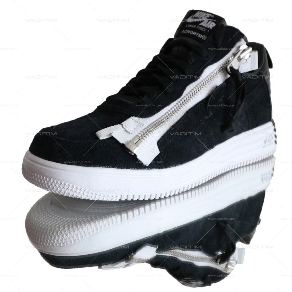 Lunar Force 1 Low Acronym Black White Nike vendor-unknown US 10  