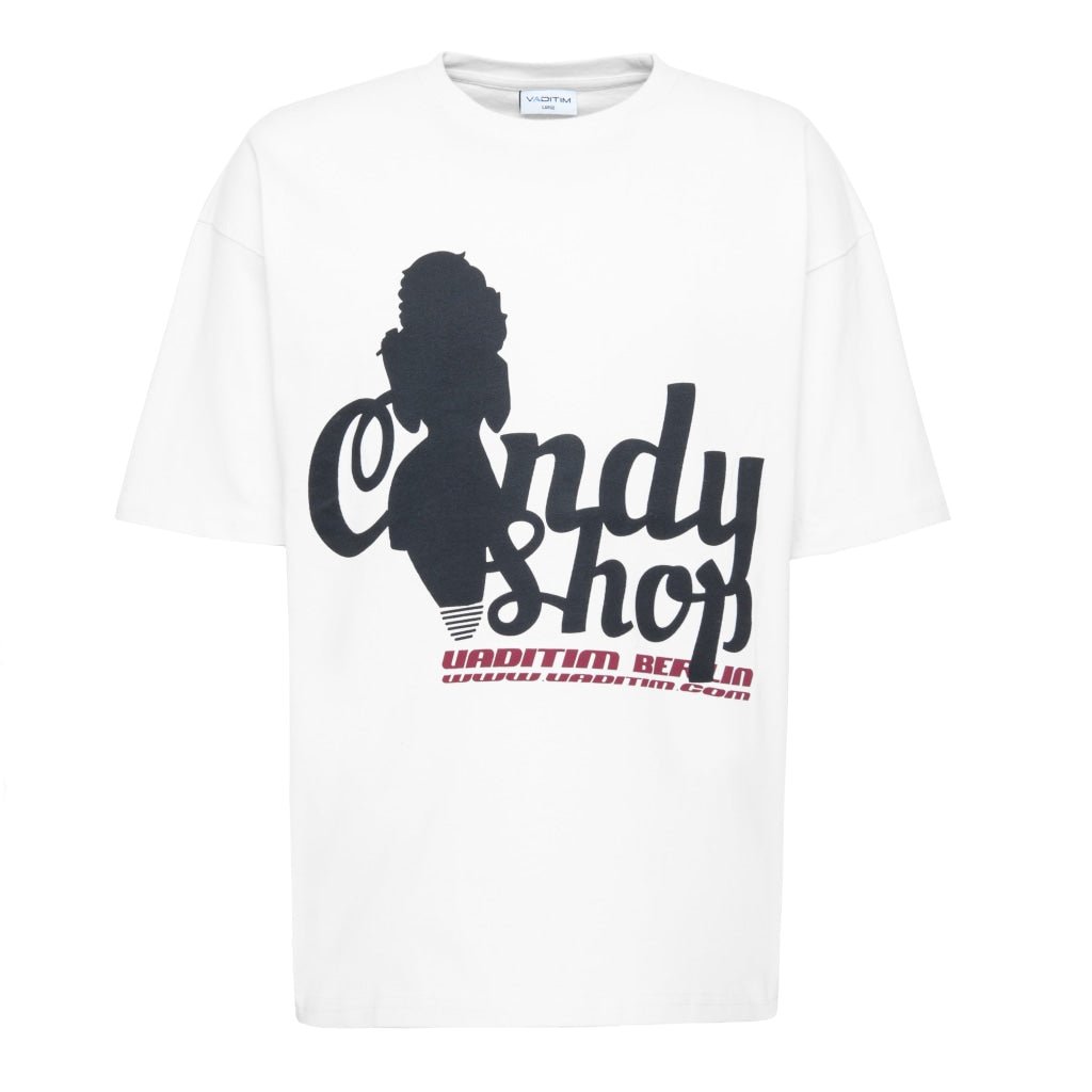 Eben beruhigen uns selbst candy shop t shirt Klang Charmant Apfel