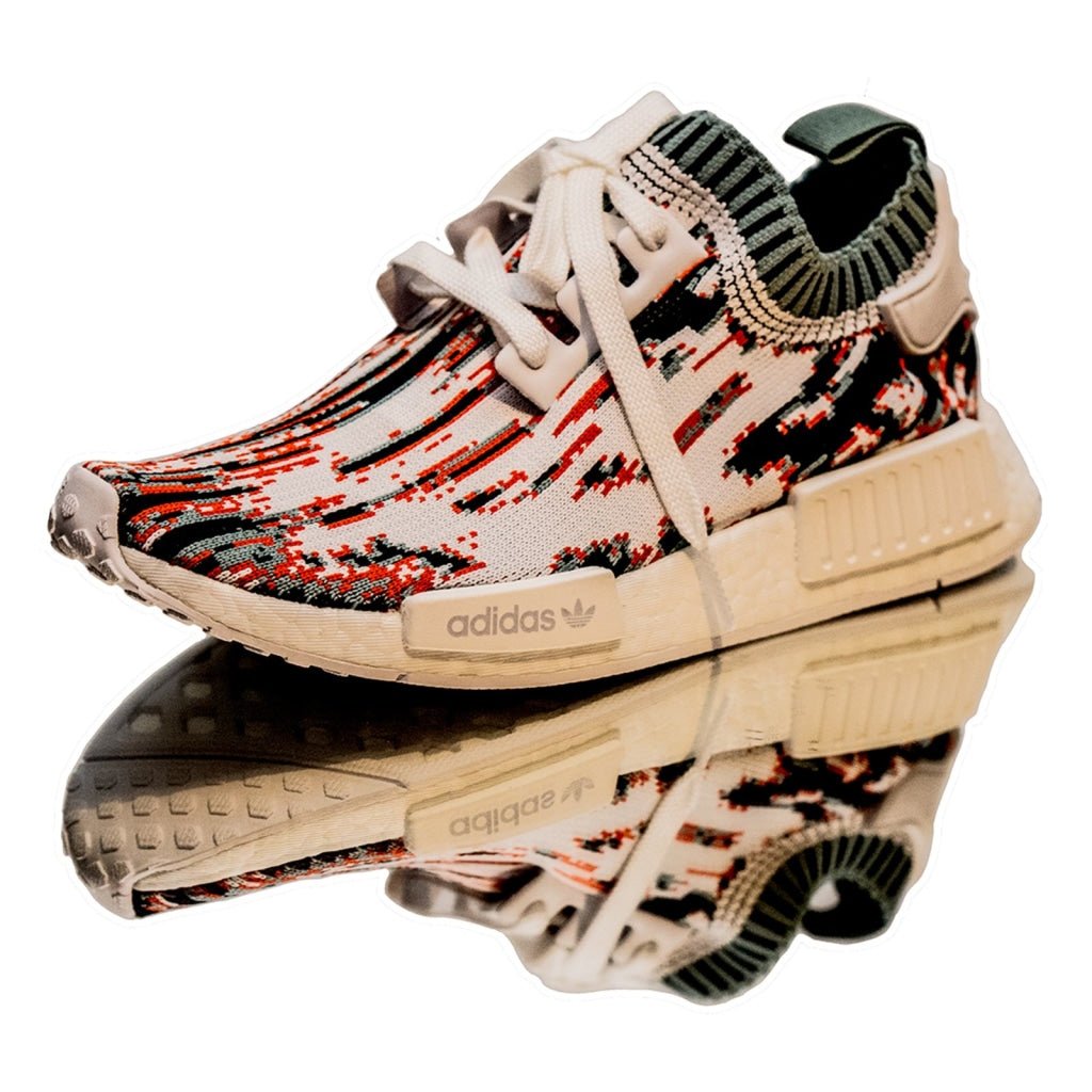NMD R1 Sneakersnstuff Datamosh Collegiate Orange Adidas vendor-unknown
