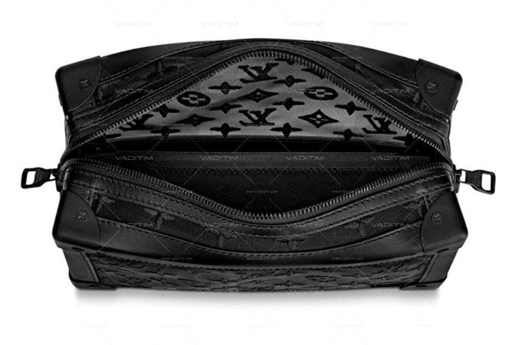 Soft Trunk Monogram Mesh Black Others vendor-unknown   