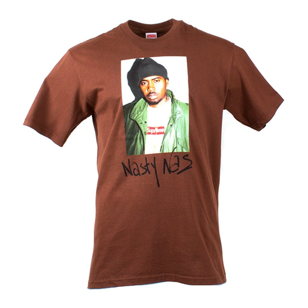 SUPREME Nas Tee Brown Supreme vendor-unknown M