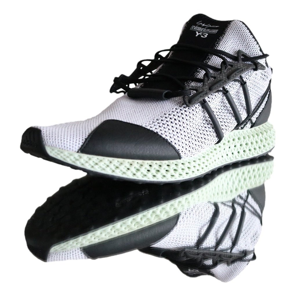 Y-3 Runner 4D Black White Adidas Vaditim   