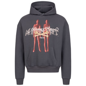 Phantom Siblings Red Washed Hoodie HOODIE Vaditim   