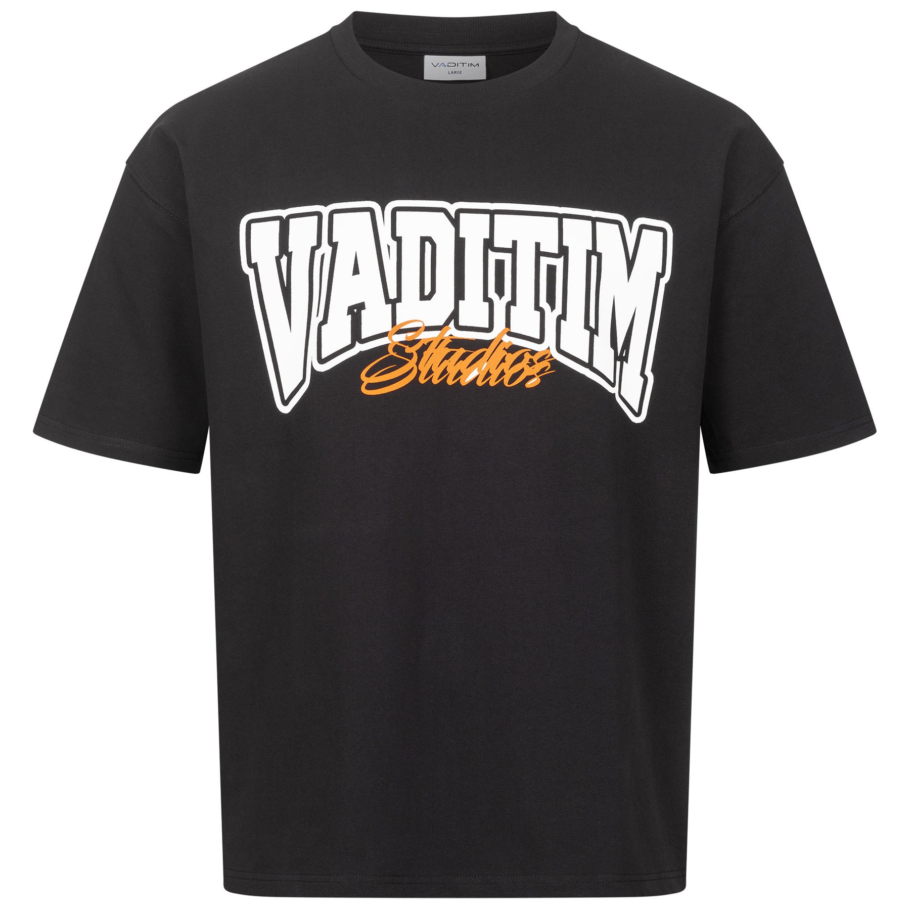 Black / White / Orange Baseball Vaditim T-shirt  Vaditim   