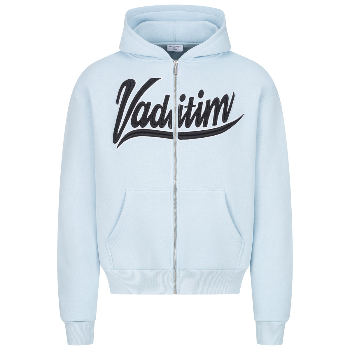 ZIP HOODIE NEW 3D COLLEGE BABYBLUE HOODIE Vaditim   