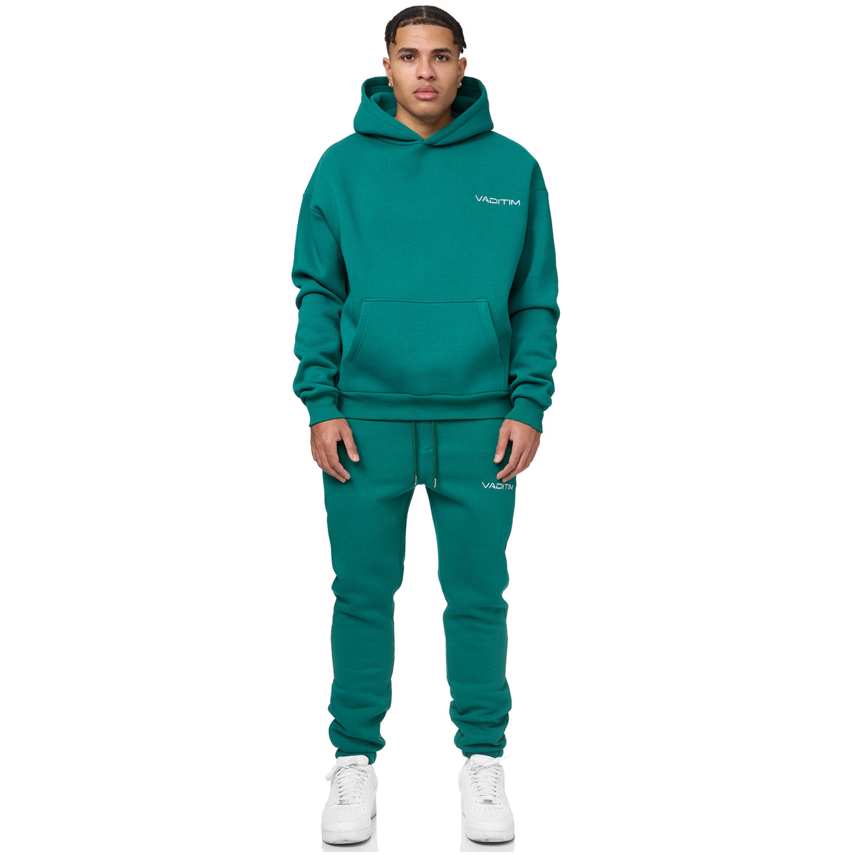 DARK GREEN VADITIM BASIC HOODIE  Vaditim   