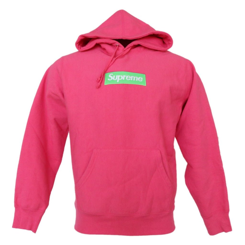 Box Logo Hooded Sweatshirt (FW17) Magenta Supreme vendor-unknown   