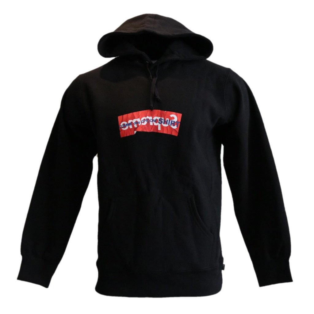 Comme Des Garcons SHIRT Box Logo Hooded Sweatshirt Black Supreme vendor-unknown   