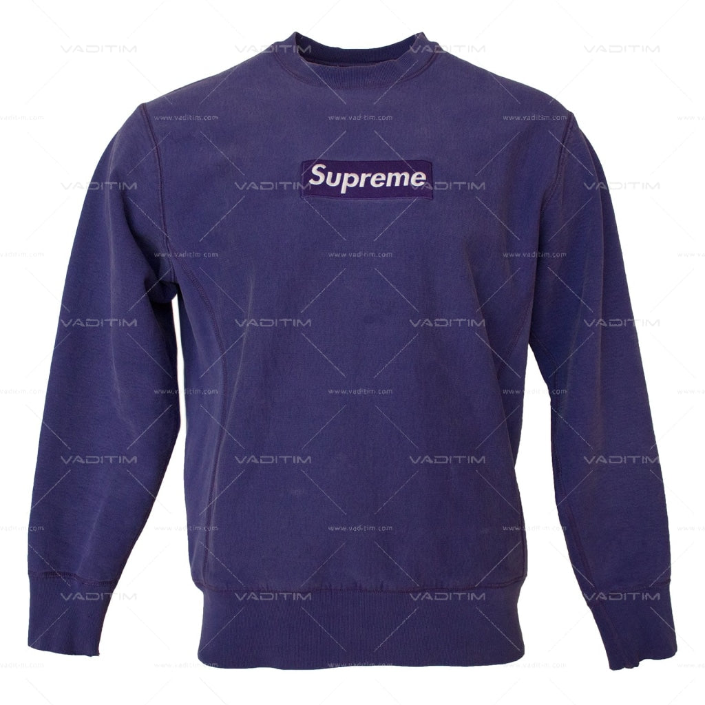 Purple on Purple Box Logo Supreme vendor-unknown   