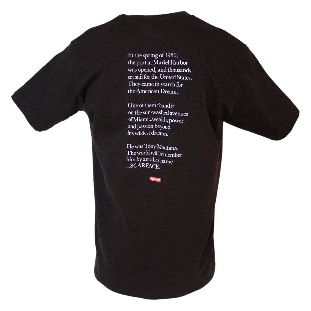 Scarface Friend Tee Black Supreme vendor-unknown   