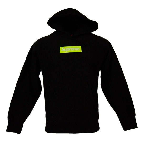 Shoppe jetzt den Supreme Black Box Logo Hoodie bei Vaditim