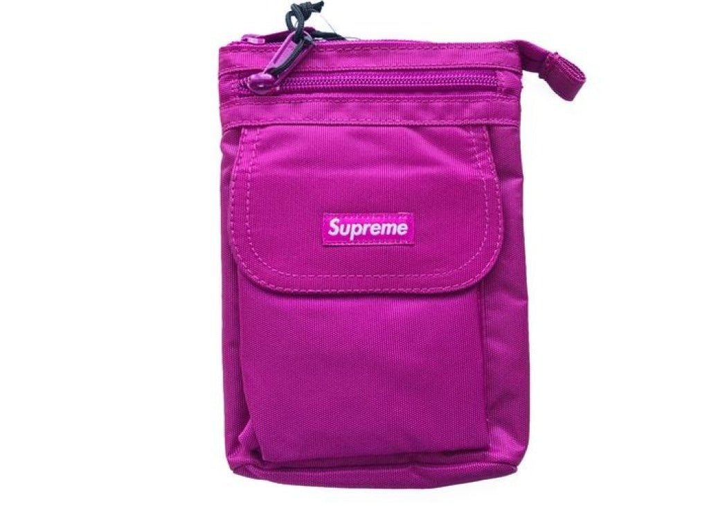 Supreme Shoulder Bag (FW19) Magenta Supreme Vaditim   