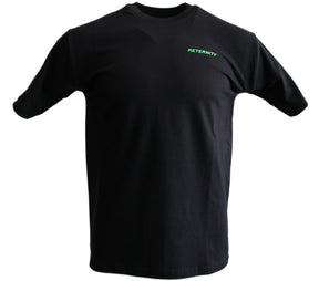 T-SHIRT 'THE MINIMAL' BLACK/GREEN Clothing vendor-unknown L  