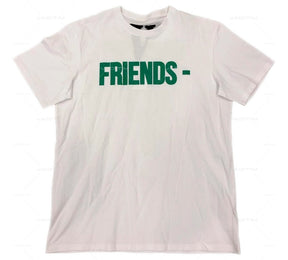 VLONE FRIENDS TEE WHITE/GREEN Clothing vendor-unknown   