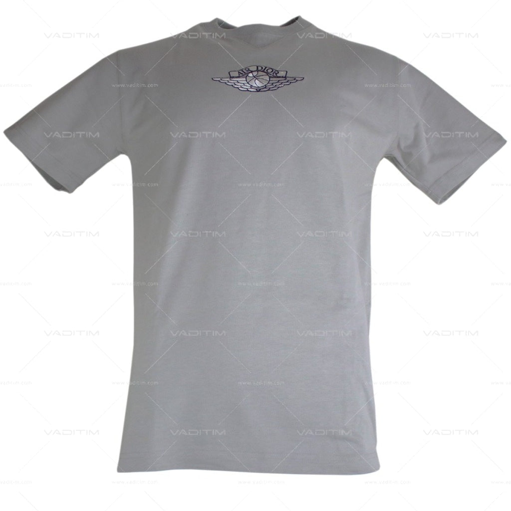 X Jordan “Air Dior” T-Shirt Grey Others vendor-unknown S  